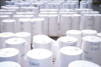 The translation of "Haftmaterial Rollen" is "Adhesive Material Rolls.